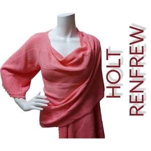 Holt Renfrew Coral/Salmon Shawl One Size